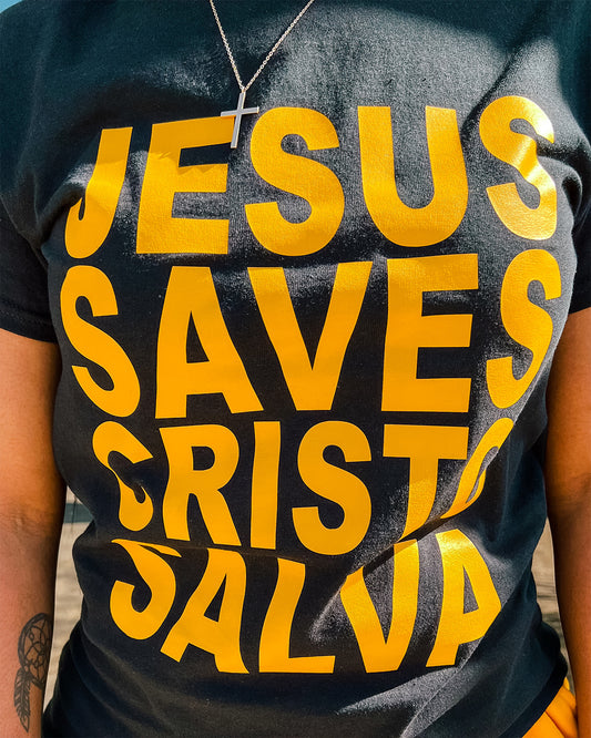 JSCS Campaign T-shirt โ Black & Yellow