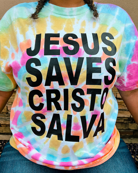 JSCS Tie-Dyed Campaign T-shirt โ Promise Swirl