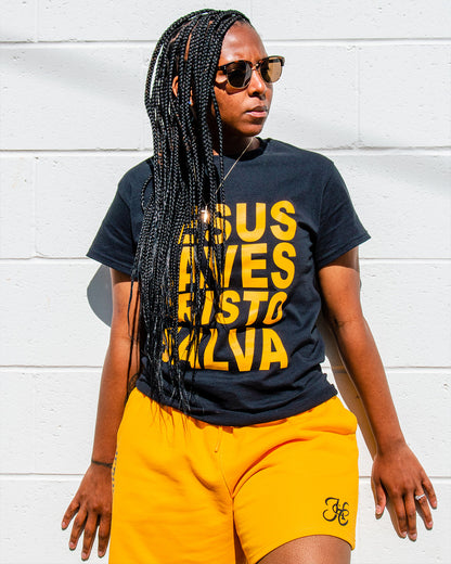 JSCS Campaign T-shirt — Black & Yellow