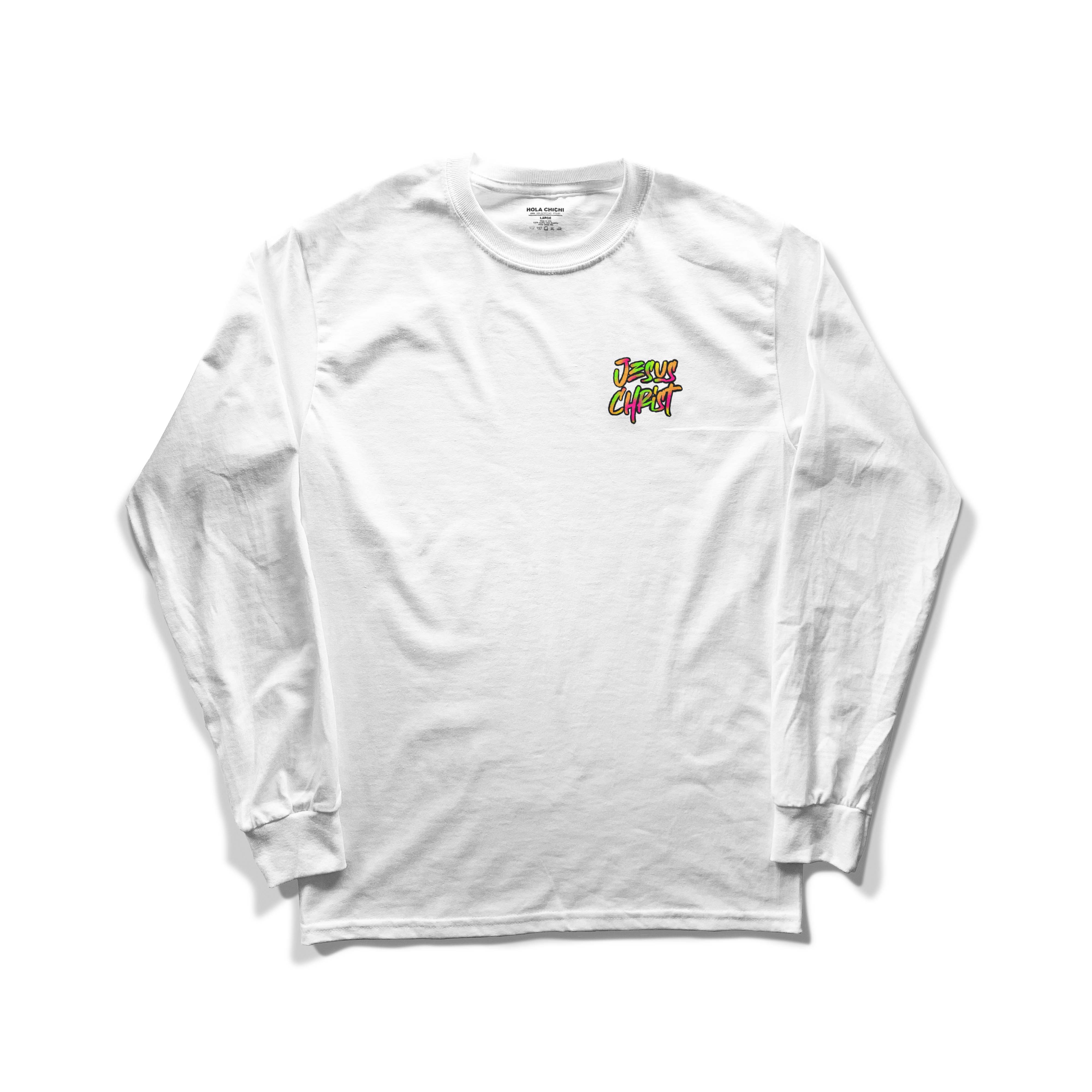 Jesus Christ Covers Long Sleeve — White