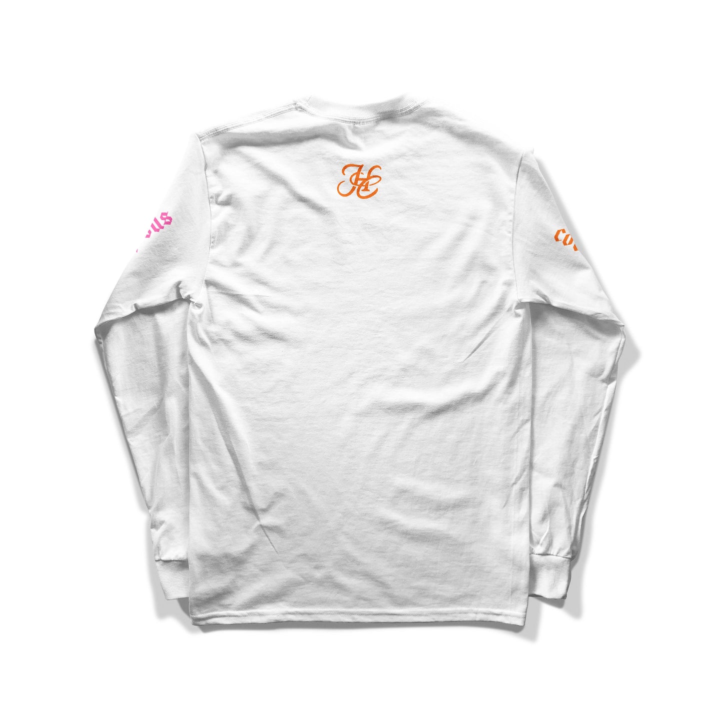 JSCS Campaign Long Sleeve — White & Orange/Pink