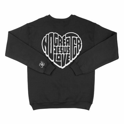 No Greater Love Crewneck - Black