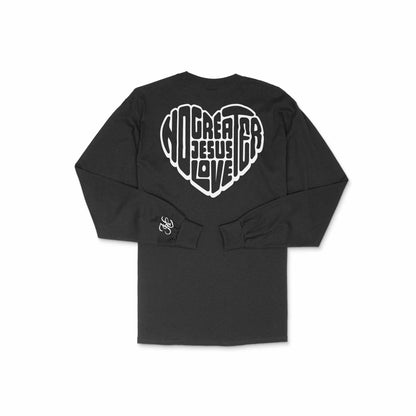 No Greater Love Long Sleeve - Black