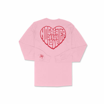 No Greater Love Long Sleeve - Light Pink